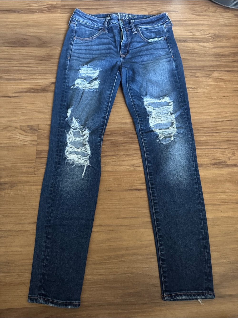 Women’s American Eagle Outfitters Dark Blue Denim Jeans